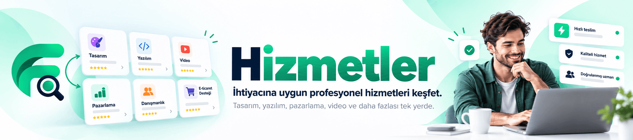 Hizmetler sayfası reklamı