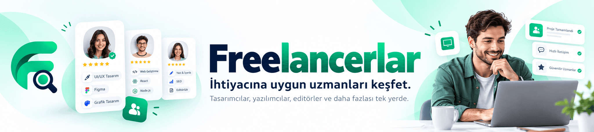 Freelancerlar sayfası reklamı